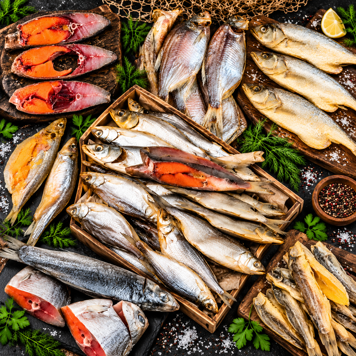 Fish with Caviar inside Collection
