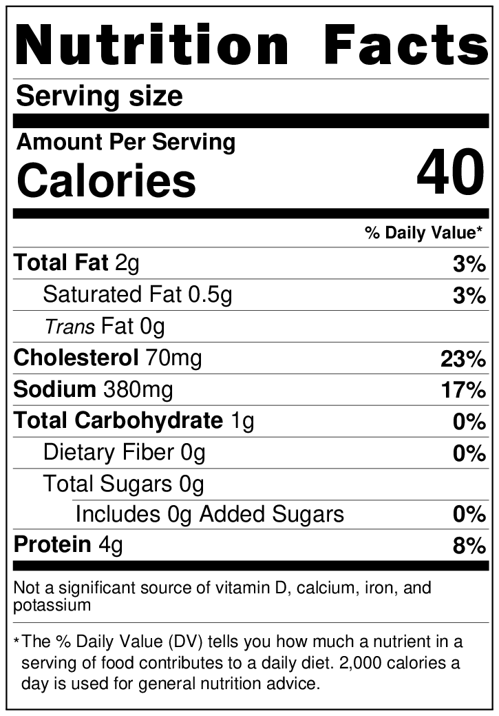 Dried Capelin Caviar