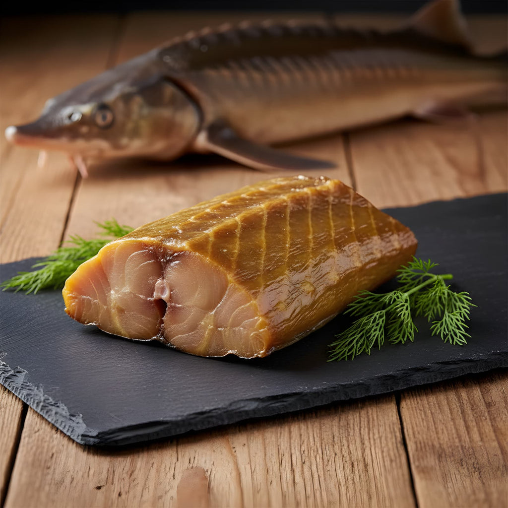Cold Smoked Siberian Sturgeon
