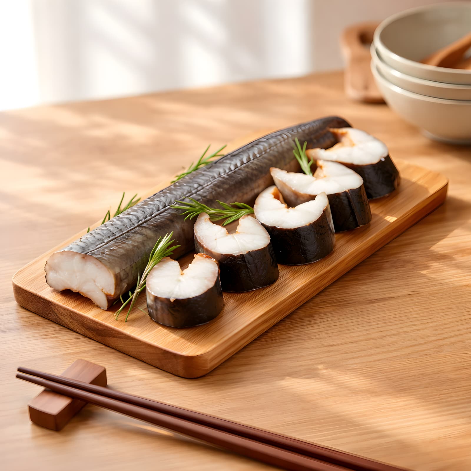 Hot Smoked Eel (Giant Baltic Eel)