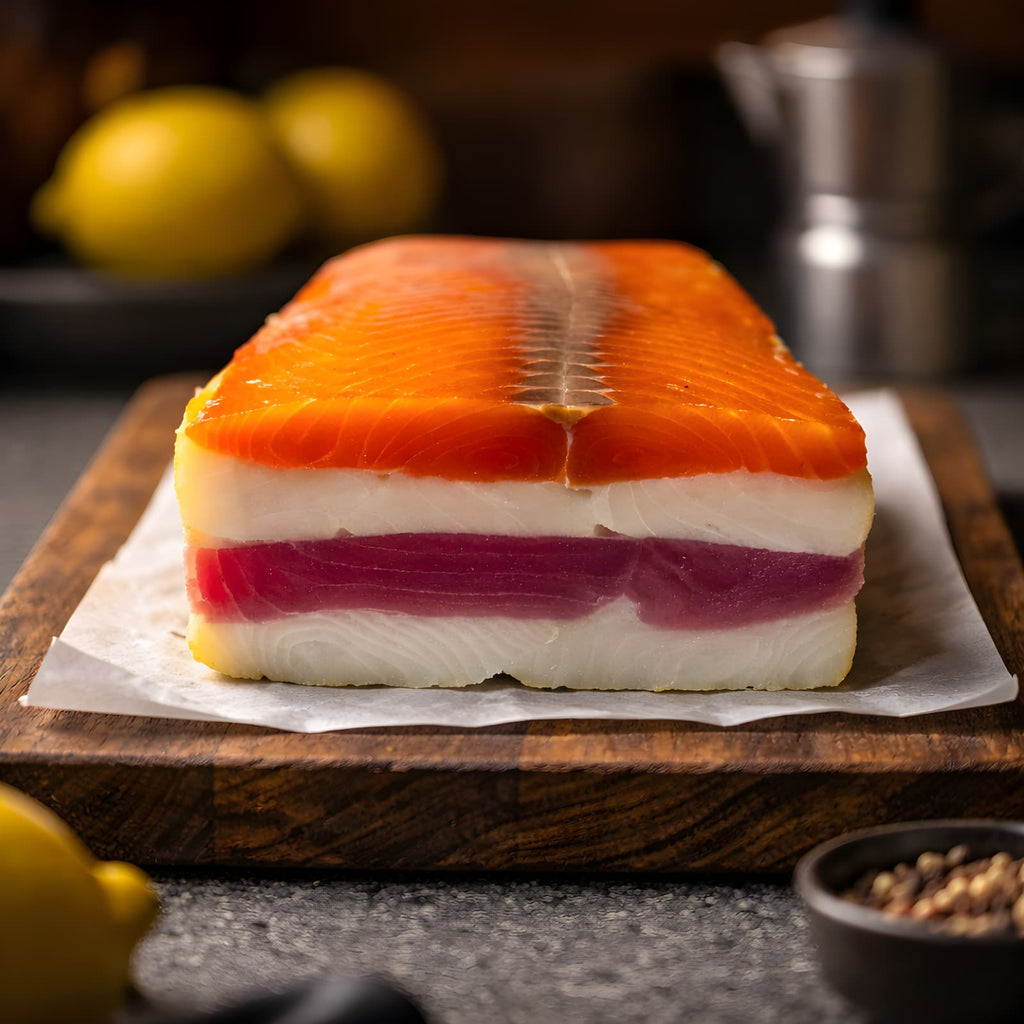 4 way Fish Roll (Salmon, Escolar, Tuna & Halibut)