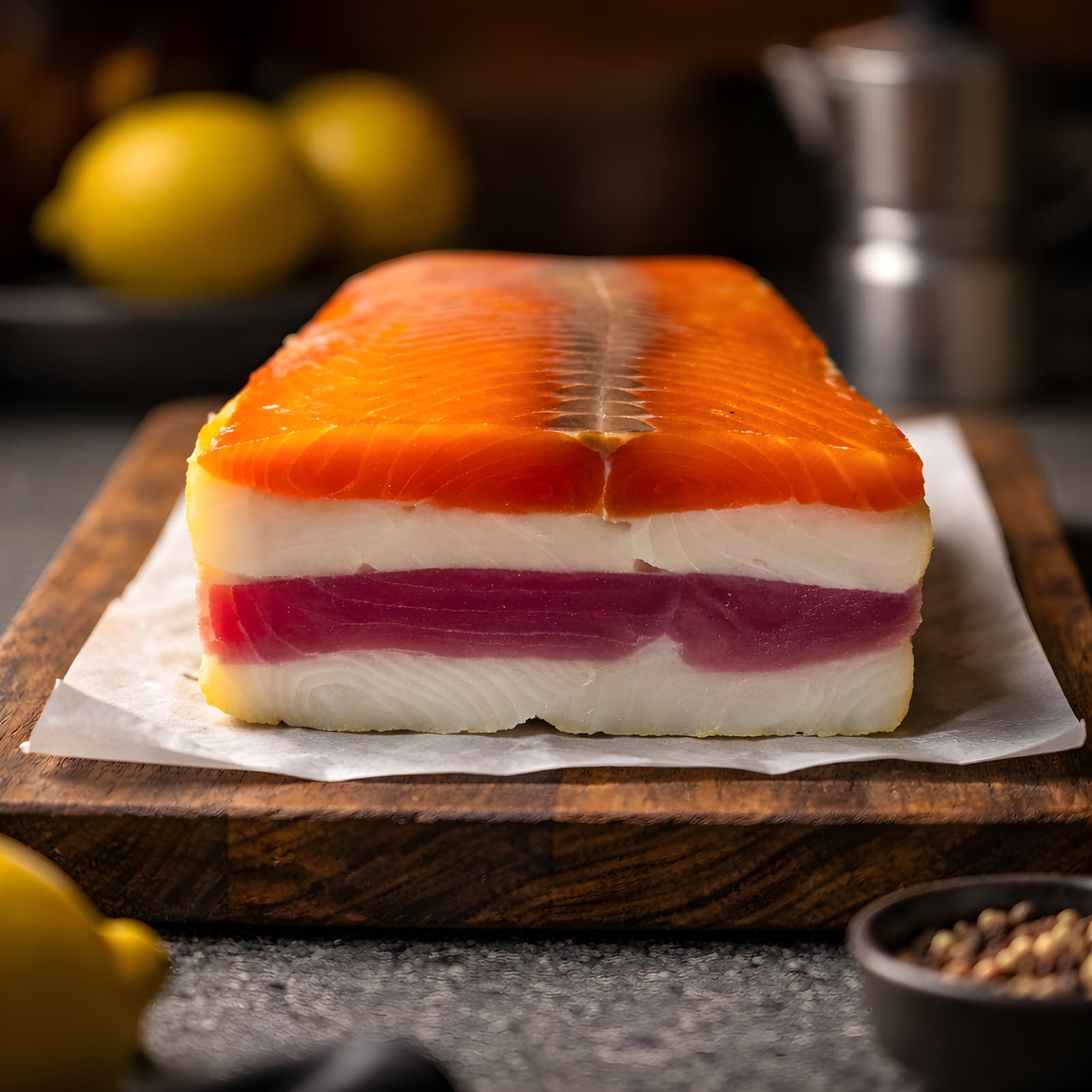 4 way Fish Roll (Salmon, Escolar, Tuna & Halibut)