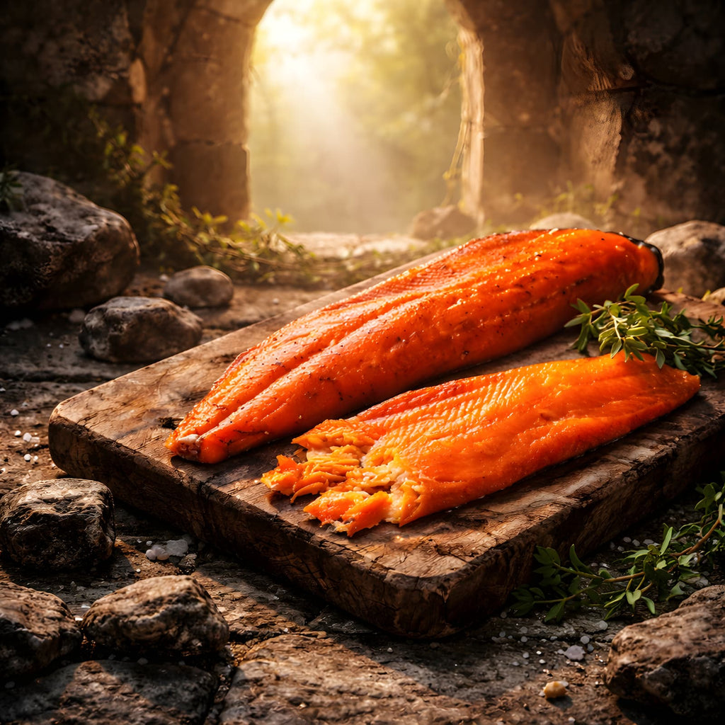 Hot Smoked Maple Salmon