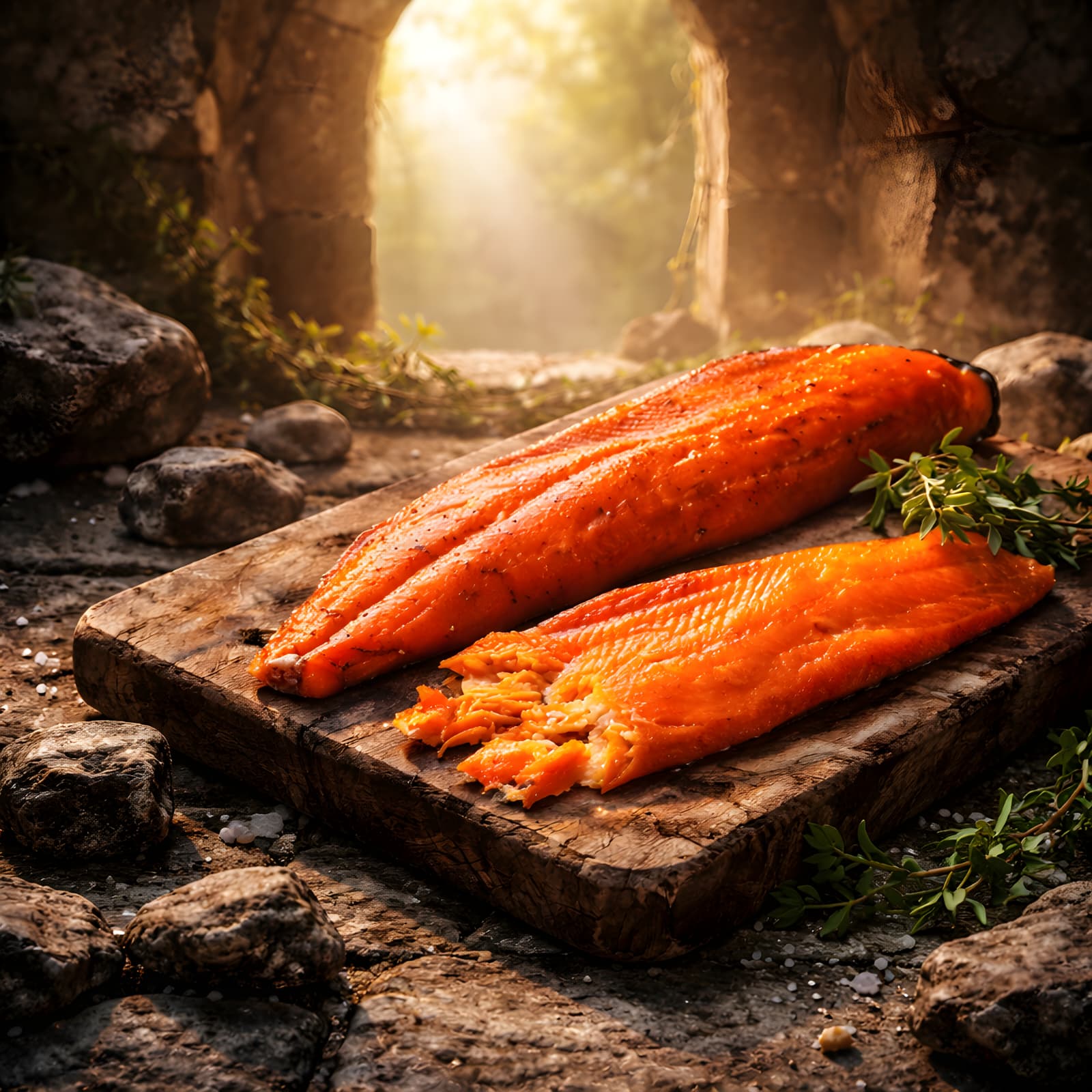 Hot Smoked Maple Salmon