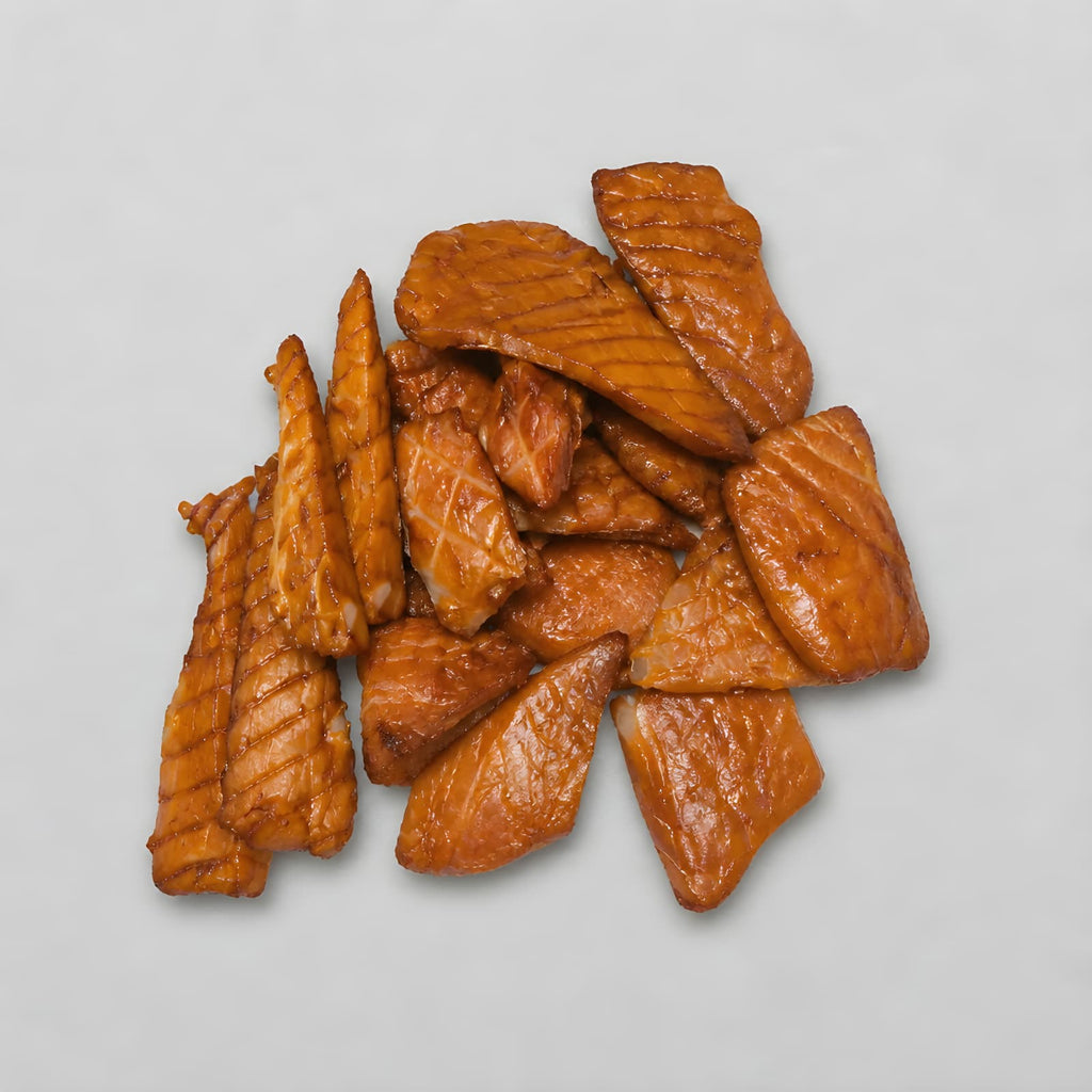Hot Smoked Siberian Sturgeon Bellies